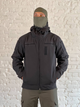 Тактический осенний костюм SoftShell черный для НГУ, ВСУ L - изображение 7