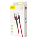 Кабель USB-Type-C Baseus Cafule 2A 3m, червоний - зображення 7