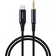 Кабель AUX Type-C - TRS Choetech AUX006 Audio 3.5мм DAC Chip 96kHz 1м черный - изображение 1
