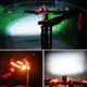 Велофара с компьютером и сигнализацией Waterproof AS0808-XPG+2LED(yellow)+2COB(red) - изображение 2
