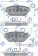 Тормозные колодки FOMAR FO687781 Audi A3, A2; Volkswagen Bora, Polo, Golf, Caddy, Jetta; Skoda Fabia, Octavia, Yeti, Roomster; Seat Leon, Ibiza, Toledo, Cordoba 1J0698151D, 1J0698151E, 1J0698151F - изображение 1