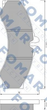 Тормозные колодки FOMAR FO627681 Mercedes Sprinter, G-Class; Volkswagen LT; Opel Vivaro 0004217391, 0004237110, 0024202620 - изображение 2