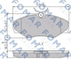 Тормозные колодки FOMAR FO692681 Renault Trafic, Espace; Opel Vivaro; Nissan Primastar 1605198, 4106000QAE, 4414519 - изображение 1