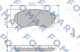 Тормозные колодки FOMAR FO935881 Mitsubishi Lancer, Galant, ASX, Outlander, Grandis; Jeep Compass (MK49); Dodge Caliber; Citroen C4 1607690380, 1607690480, 4605A486 - изображение 1
