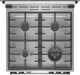 Плита Gorenje газовая, 64л, 60x60см, дисплей, чугун, нерж (GGI6C20XA) - изображение 7
