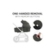 Коляска Hauck 2 в 1 Walk N Care Air (Dark Olive) (16549-2) - изображение 10