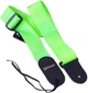 Ремень гитарный DIMARZIO NYLON WITH LEATHER ENDS (NEON GREEN) - изображение 2