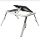 Портативний складаний столик для ноутбука з охолодженням 2 USB кулерами E-Table LD-09 (Чорний) - зображення 4