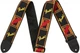 Ремінь гітарний FENDER 2 MONOGRAMMED BLACK / YELLOW / RED STRAP - зображення 1