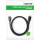 Кабель мультимедійний HDMI to HDMI 5.0m V1.4 HD118 Ugreen (40412) - зображення 3