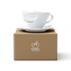 Чашка фарфоровая с блюдцем 58products Tassen Winking 200 мл Tass14801/TA - изображение 4