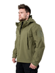 Демісезонна тактична куртка Eagle Soft Shell JA-23 на флісі Green Olive M - зображення 3