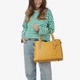 Сумка женская кожаная тоут большая Regina Notte Tote 8066 Горчичный - изображение 2