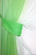 Кухонные шторки VR-Textil № 111к комбинированные салатовый с белым 400х170 см (52-0228) - изображение 3