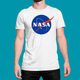 Мужская футболка Stedman с принтом Nasa Наса Белый S - изображение 1