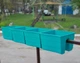 Горшок балконный для поручней FormPlastic WAVE 11 л бирюзовый (2488-049) - изображение 2