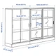 Стелаж IKEA TONSTAD 202x120 см дубовий шпон (695.150.68) - зображення 3