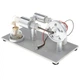 Двигун Стірлінга Stirling Engine модель освітлення з генератором Сріблястий (1006-537-01) - зображення 6