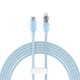Кабель Baseus Explorer Series Fast Charging Cable with Smart Temperature Control Type-C to iP 20W (CATS010303) 2m Blue - зображення 2