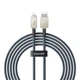 Кабель Baseus Unbreakable Series Fast Charging Data Cable USB to iP 2.4A (P10355802221-01) 2m Stellar White - зображення 2