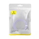 Кабель Baseus Pudding Series Fast Charging Cable USB to iP 2.4A (P10355700511-00) 1.2m Nebula Purple - зображення 7