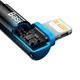 Кабель Baseus MVP 2 Elbow-Shaped Fast Charging Data Cable Type-C to iP 20W (CAVP000321) 2m Black+Blue - зображення 6