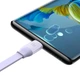 Кабель Baseus Bright Mirror 2 Series Retractable 3-in-1 Fast Charging Data Cable USB to M+L+C 66W (CAMJ010105) 1.1m Purple - изображение 3