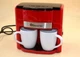 Капельная кофеварка на 2 чашки Domotec MS-0705 Red - зображення 2