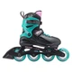 Ролики Rollerblade Fury black-sea green (29-33) - изображение 3