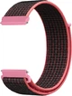 Нейлоновий ремінець Sport Loop (20 мм) Black Pink (28073-51) - зображення 1
