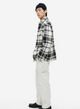 Чоловіча куртка Regular fit H&M (56144) L Чорна - зображення 3