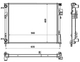 Радіатор, система охолодження двигуна NRF 58332 - зображення 3