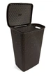 Корзина бельевая Curver My Style 55l коричневый - изображение 2