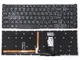 Клавіатура з RGB підсвіткою для ACER Nitro 5 AN515-43, AN515-54, AN515-55, AN517-51, AN517-52, AN515-45 — чорна, без рамки (RU), Original - зображення 1