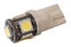 Світлодіодна лампа AllLight T10 5 діодів 5050 W2,1x9,5d 12V WHITE - зображення 1