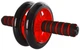 Ролик колесо для пресса EasyFit Ab Wheel Double EF-1352-R двойной с ковриком (тренажер гимнастический для мышц преса) Красный (56001535) - изображение 2