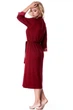 Комплект: халат і сорочка Fleri 62(8XL) Бордо (33926) - зображення 5