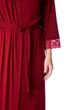 Комплект: халат і сорочка Fleri 62(8XL) Бордо (33926) - зображення 6