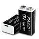 Акумулятор Крона 9В 1200 mAh PALO Li-Ion (6F22) зарядка micro-USB - зображення 1