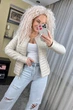 Fashions • Жіноча куртка Sanny Fashions 74 бежевий (№3502/а-мк) - зображення 5