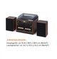 Стерео система Auna 388-BT Wood Stereo Hifi System Turntable без пульта - зображення 3