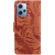Чехол-книжка Deexe Tiger для Xiaomi Redmi Note 12 - Brown - изображение 6