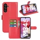 Класичний чохол-книжка Deexe Book Type для Samsung Galaxy M34 (M346) - Red - зображення 4