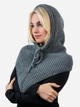 Капор женский Malisa Палермо 5-8016-MR-163 One Size Серый - изображение 1