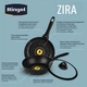 Сковорода Ringel Zira 28 см із кришкою (RG-11006-28h) - зображення 4