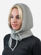 Капор женский Malisa Неаполь 5-8024-CR-150 One Size Светло-серый - изображение 1