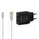 Адаптер сетевой micro cable KONI STRONG K2 |2USB, 2.1A| черный - изображение 1