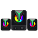 Комп'ютерні колонки F&T FT-25 з RGB підсвічуванням 2.1 9W Black (3_03561) - зображення 3