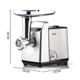 Электрическая мясорубка RAF R.3396 с функцией реверс 2500W Black-Grey (3_03480) - изображение 5