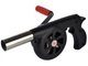 Ручний вентилятор для барбекю RIAS BBQ-40W Black (3_01629) - зображення 1